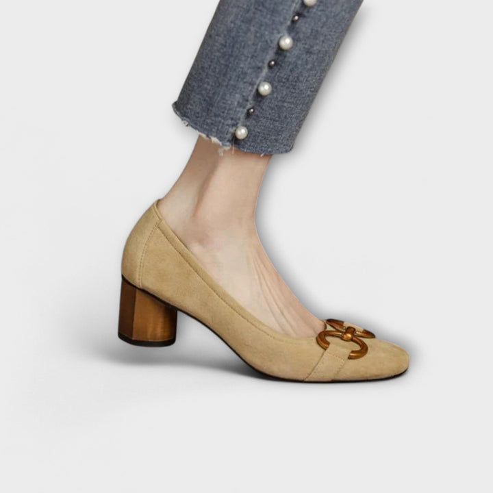 Mathilda – Komfortable Højhælede Sko