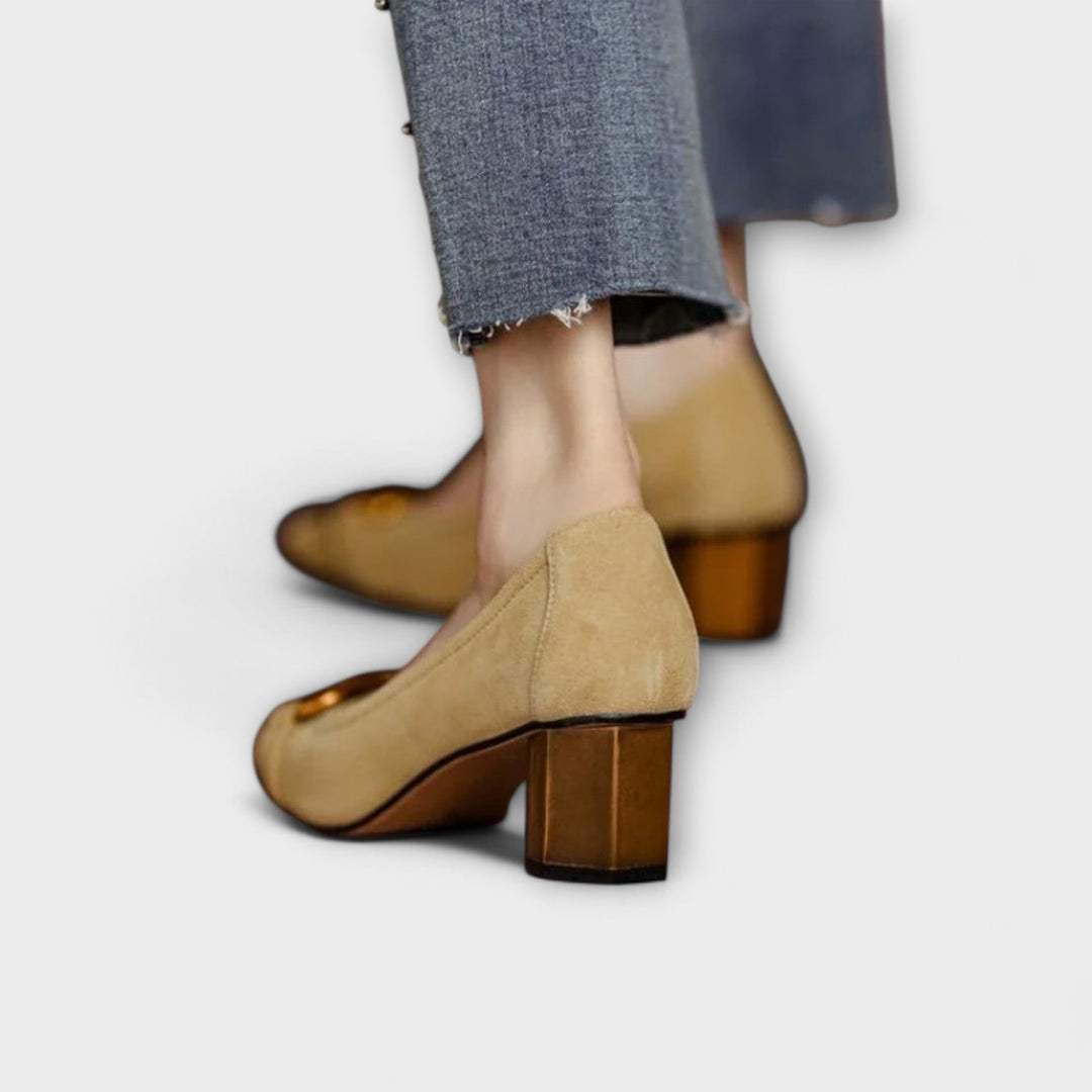 Mathilda – Komfortable Højhælede Sko