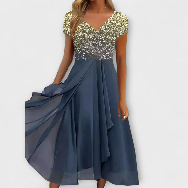 Lara - Women's Chiffon Evening Dress