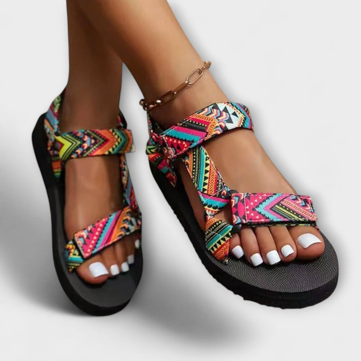 Sommerlige Flade Sandaler til Damer i Hampesejl