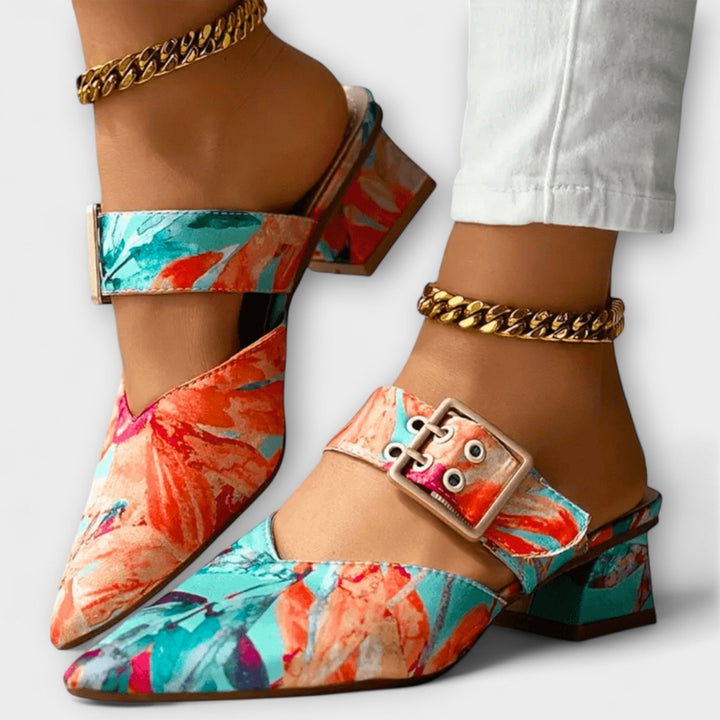 Eleanor - Komfortable Højhælede Sko til Damer med Orthopædisk Design