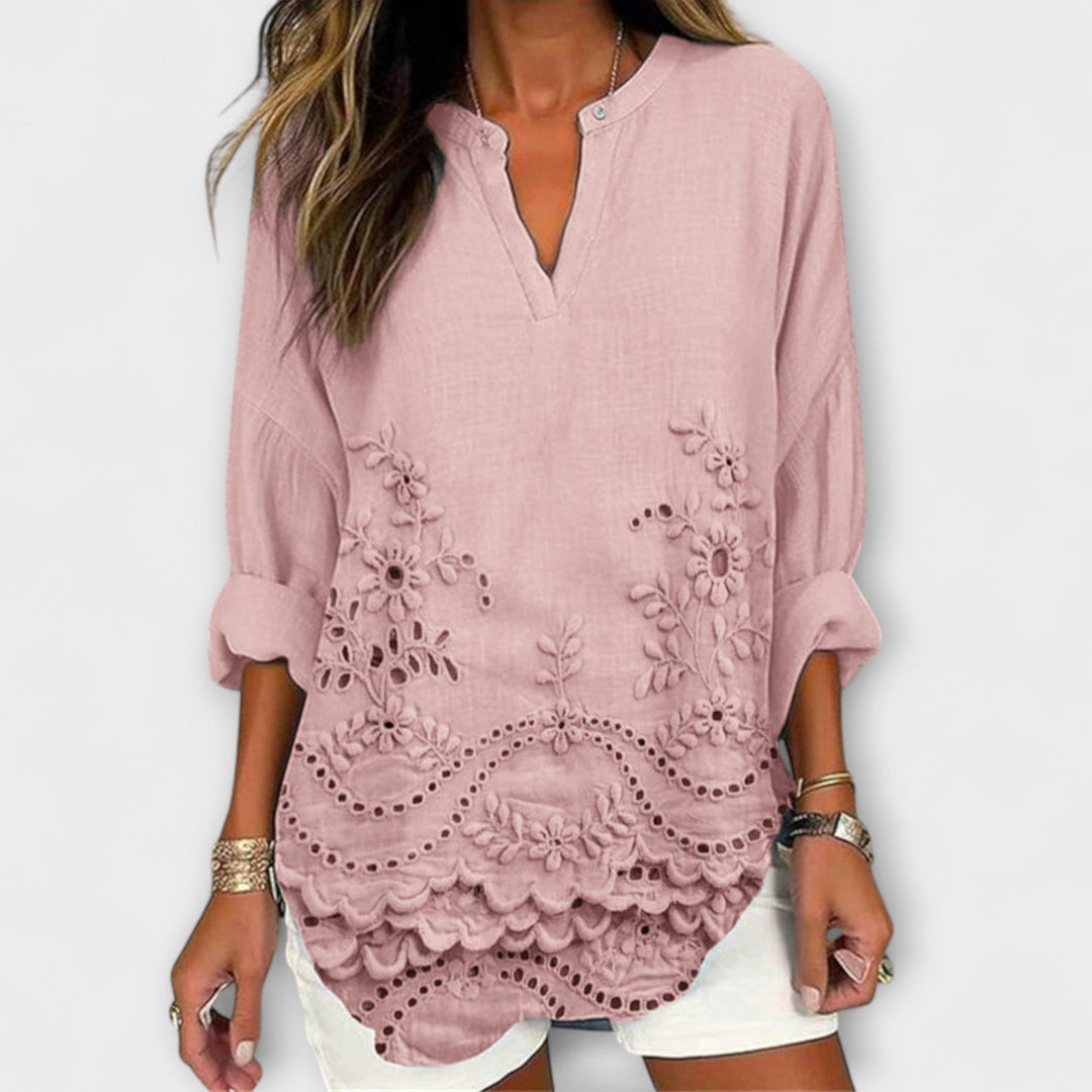 Aria – Lättviktig Top med Mönster