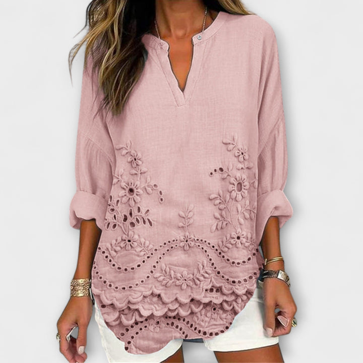 Aria – Lättviktig Top med Mönster