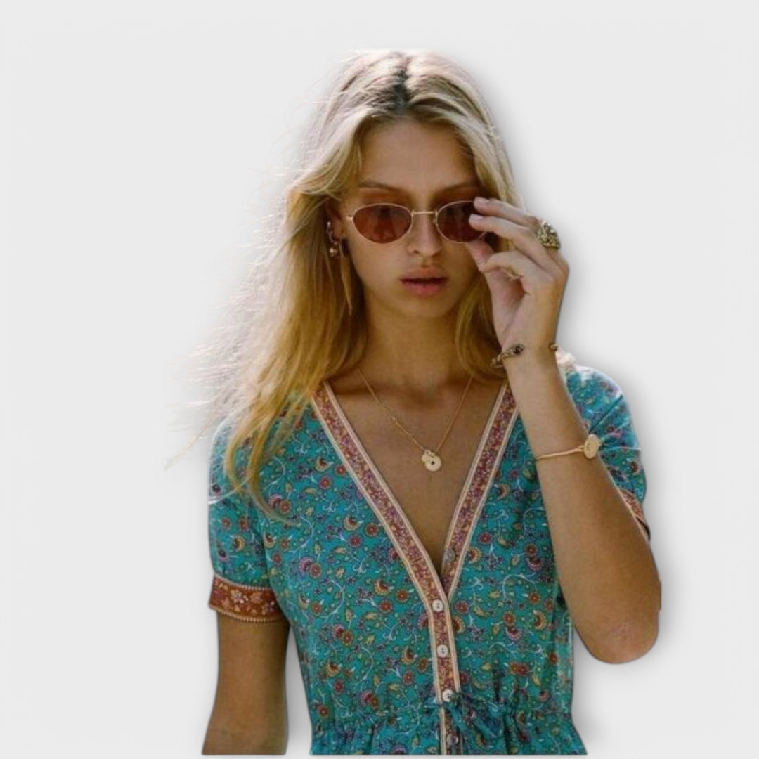 Ranya - Bohemian Midi Dress