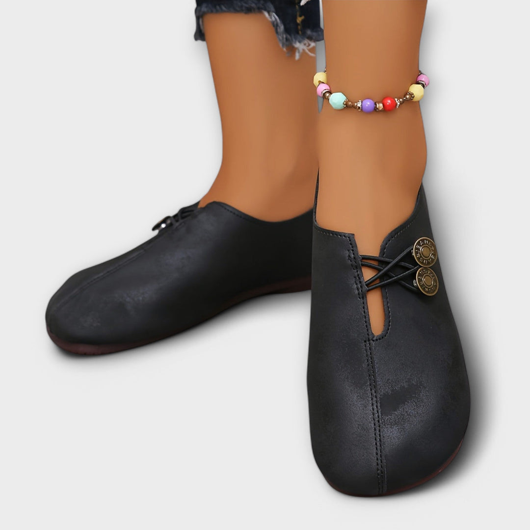 Noira - Suede Slip-On Loafers