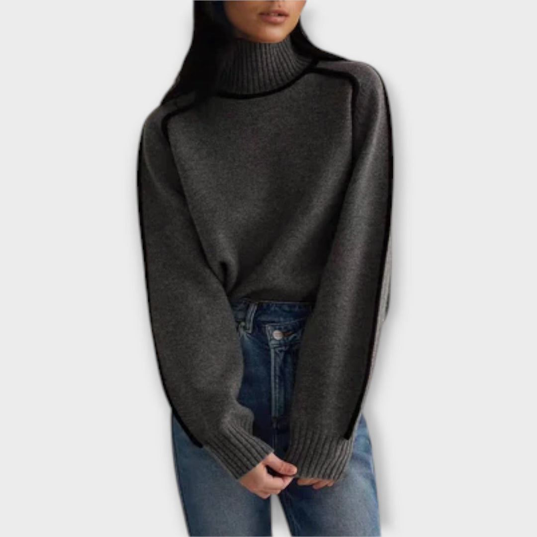 Emilie - Luksuriøs og elegant rullekravepullover