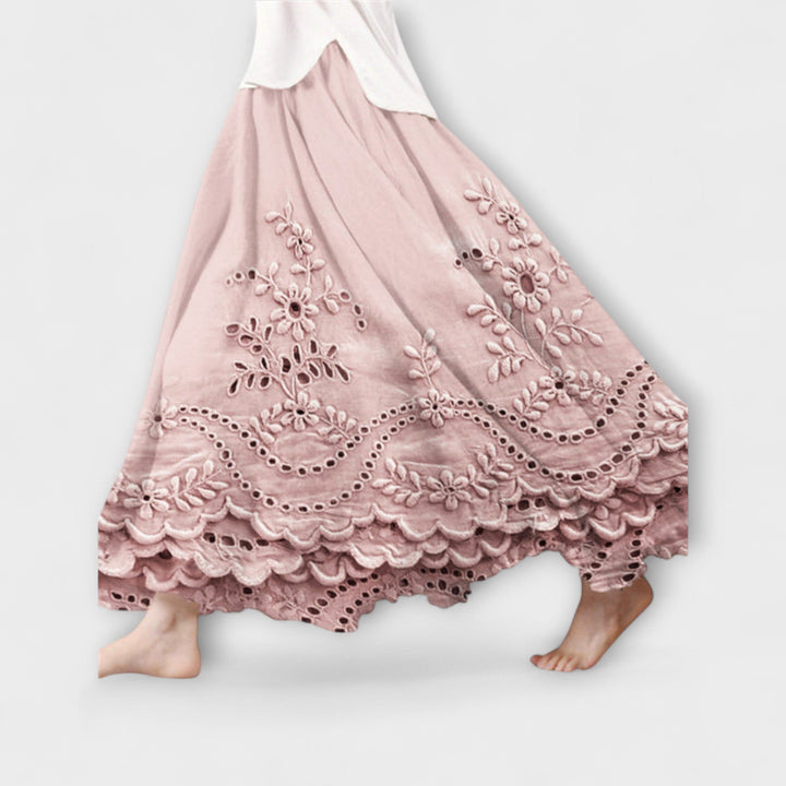 Luna - Boho Maxiskørt