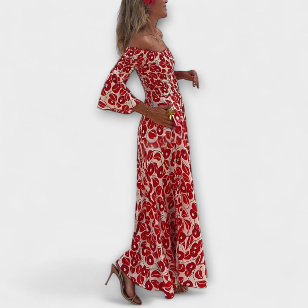 Sienna - Off-Shoulder Maxi Dress for Special Occasions