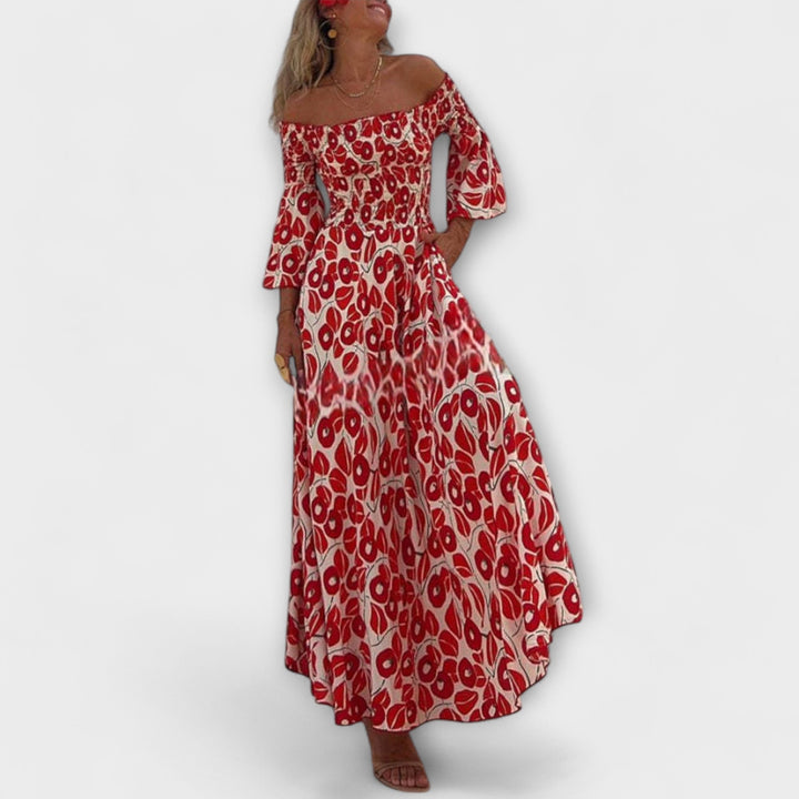 Sienna - Off-Shoulder Maxi Dress for Special Occasions