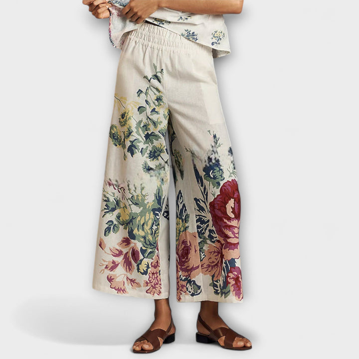 Indigo - Sommerblomster Mønster Sæt