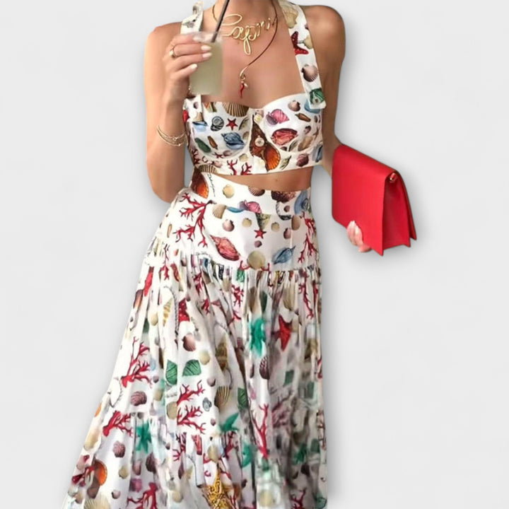 Heather - Elegant To-Delte Nederdelssæt