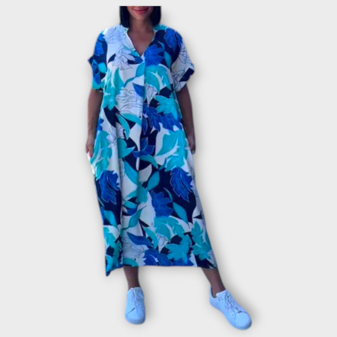 Elena - Chic Floral Dress