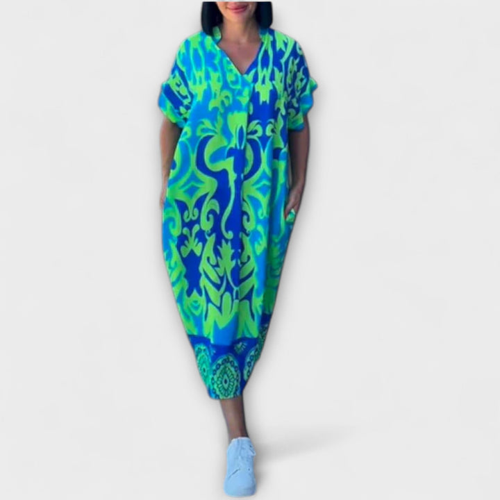 Elena - Chic Floral Dress