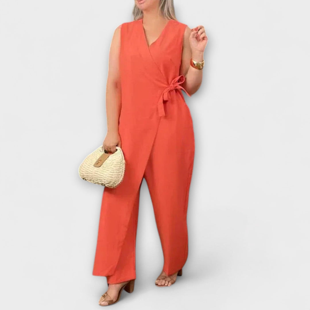 Inés - V-Neck Smart Jumpsuit