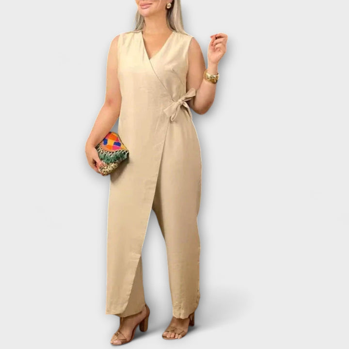 Inés - V-Neck Smart Jumpsuit