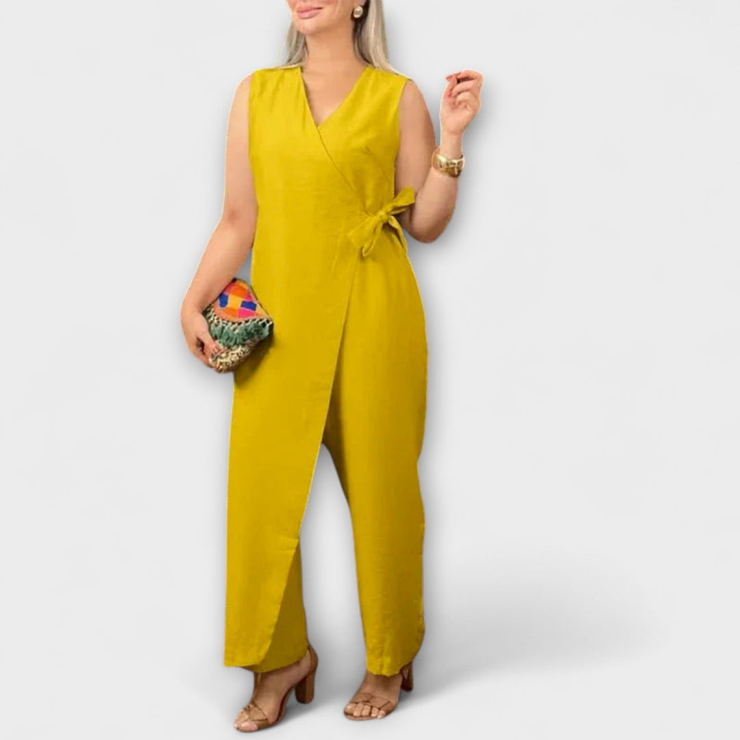 Inés - V-Neck Smart Jumpsuit