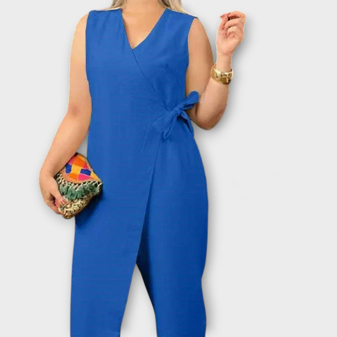 Inés - V-Neck Smart Jumpsuit