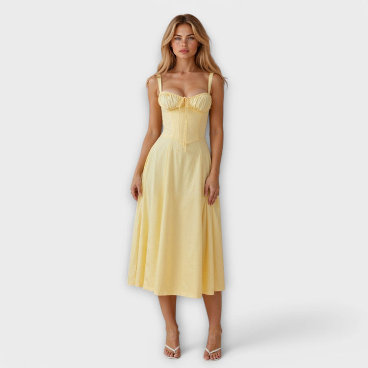 Kiana - Midi Korset Kjole