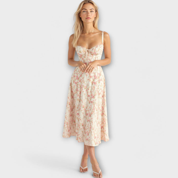 Kiana - Midi Korset Kjole