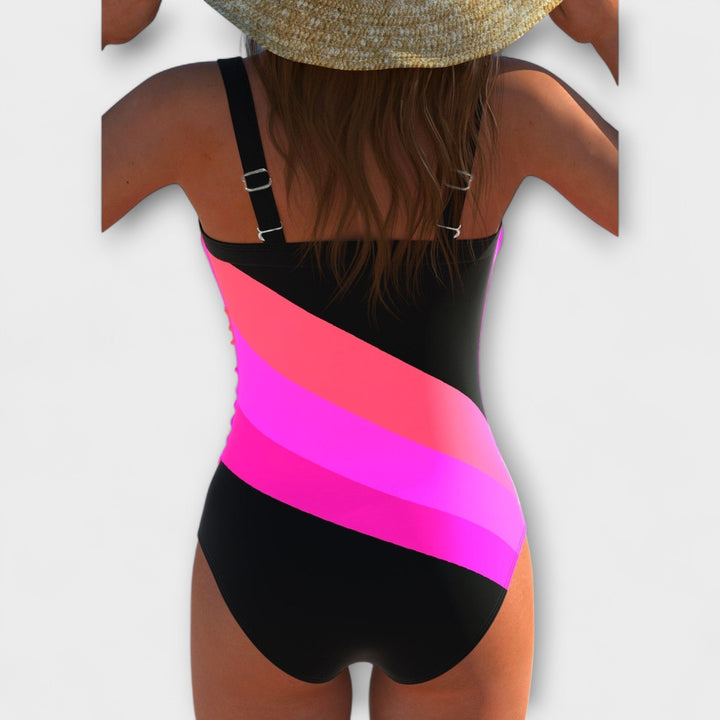 Miya - Livlig-Print Svømmedragt