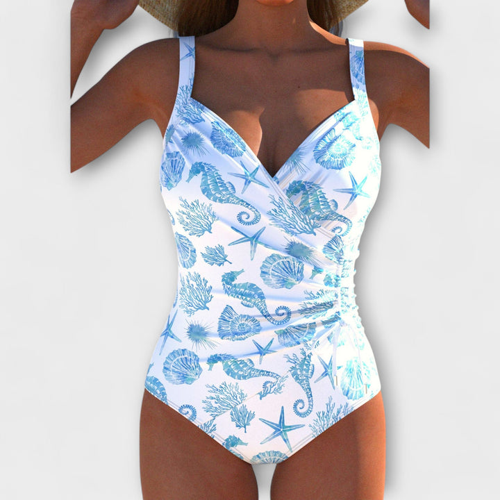 Miya - Livlig-Print Svømmedragt