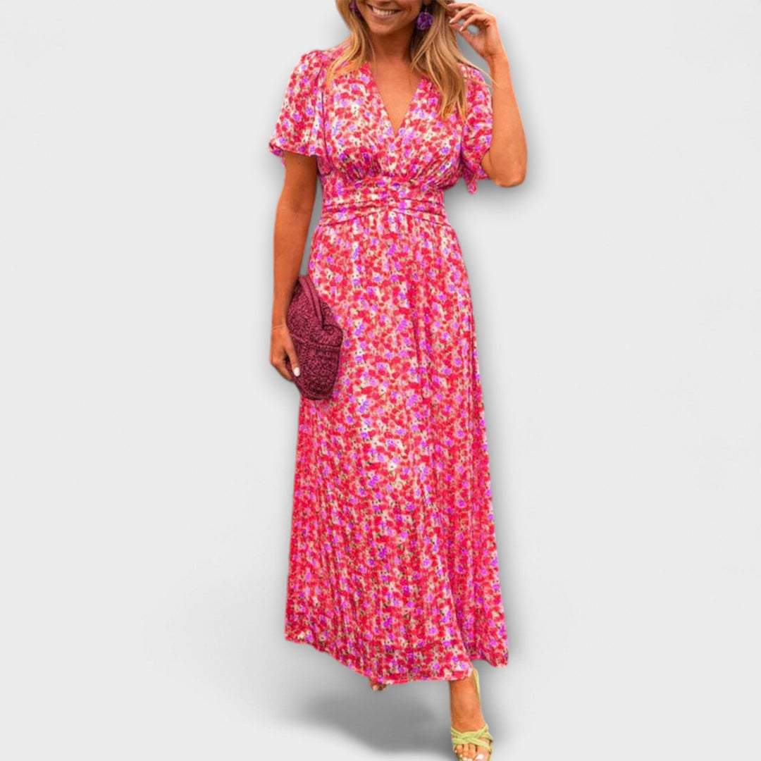 "Elsie - Klassisk V-hals Kjole" can be rewritten as "Elsie - Tideless V-Hals Kjole".