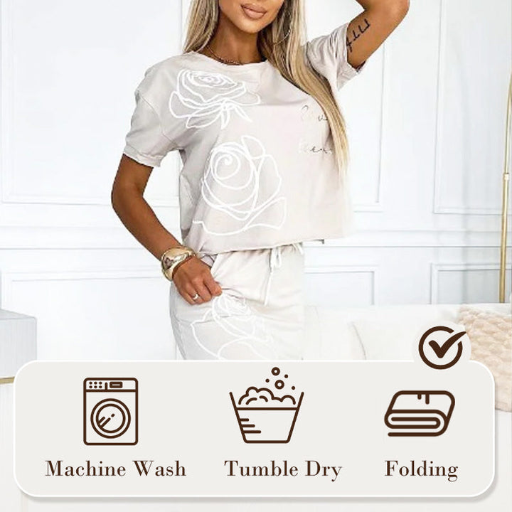 Blumenmuster - Bustier Rock