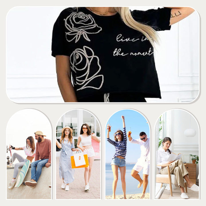 Blumenmuster - Bustier Rock